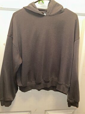 H&M Men's Dark Gray Crewneck Hoodie